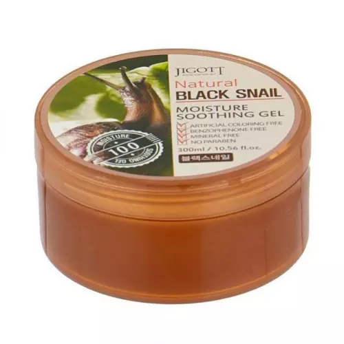 Увлажняющий гель с муцином черной улитки Jigott Black Snail Moisture Soothing Gel, 300 мл. Увлажняющий гель с муцином черной улитки Jigott Black Snail Moisture Soothing Gel, 300 мл.