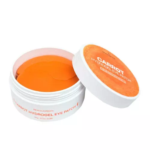 Антиоксидантные гидрогелевые патчи с морковью BeauuGreen Carrot Hydrogel Eye Patch