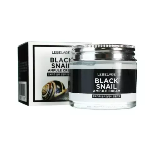 Lebelage Ампульный крем с муцином черной улитки Ampule Cream Black Snail