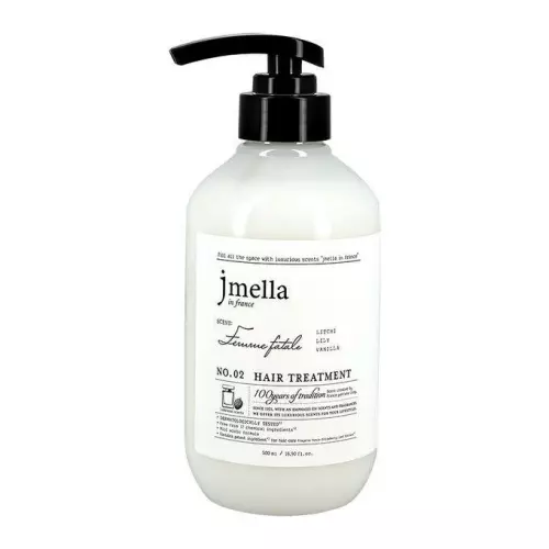 Восстанавливающая маска-кондиционер Jmella Femme Fatale Hair Treatment Роковая женщина, 500 мл. Восстанавливающая маска-кондиционер Jmella Femme Fatale Hair Treatment Роковая женщина, 500 мл.