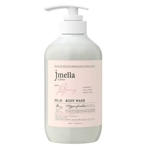 Парфюмированный гель для душа Jmella In France Blooming Peony Body Wash, Цветущий пион, 500 мл.