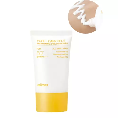 Осветляющий солнцезащитный крем Celimax Pore+Dark Spot Brightening Care Sunscreen SPF50+ PA++++, 50 мл. Осветляющий солнцезащитный крем Celimax Pore+Dark Spot Brightening Care Sunscreen SPF50+ PA++++, 50 мл.