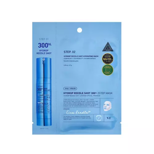 VT Cosmetics Двухфазная увлажняющая маска с микроиглами Hydrop Reedle Shot 300 HL 2Step Mask VT Cosmetics Двухфазная увлажняющая маска с микроиглами Hydrop Reedle Shot 300 HL 2Step Mask